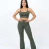 Conjunto Dama Bota Ancha Sienna