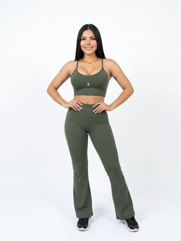 Conjunto Dama Bota Ancha Sienna